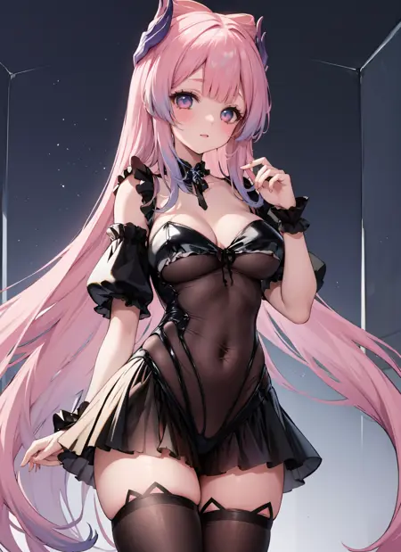 【Costume】【Cosplay】See-Through Dress of Janus (Halloween) (Azur Lane) 雅努斯的万圣节透明裙