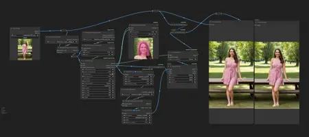Fast face fix workflow
