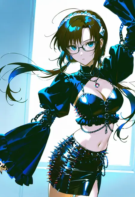 Y2K Crop Top & Skirt