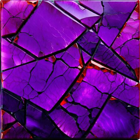 TILE, frontal light, Hyper-realistic, detailed, flat texture, Tribal style, UHD, 4k, ultra detailed, cinematic, a cut of (((native stile, (purpure-colored: 2) obsidian stone with cracks glowing with red fire magik runes TEXTURE BACKGROUND),