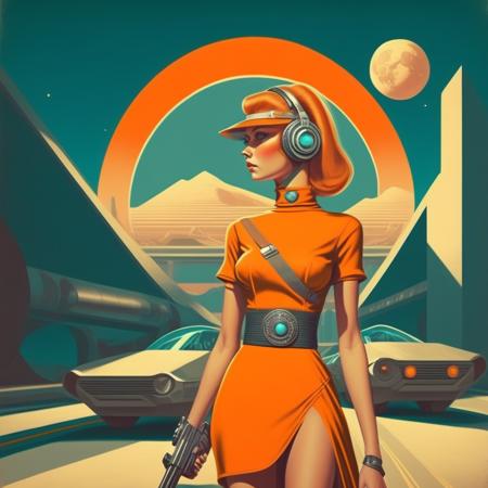 Retro Futurism SDXL RetroFuturism