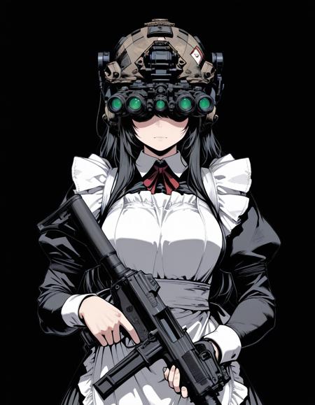 Deployed Night Vision Goggles / 装着した暗視ゴーグル v1.0