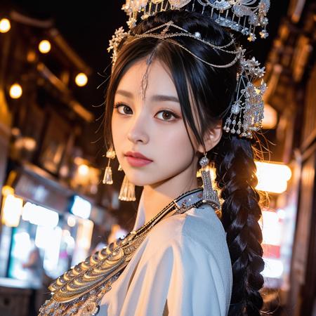 1girl,city night, <lora:miaoBai-000016:0.8> ,<lora:QHMZ:0.5> <lora:koreanDollLikeness_v15:0.3>, ulzzang-6500-v1.1,(raw photo:1.2), (photorealistic:1.4), beautiful detailed girl, extremely detailed eyes and face, beautiful detailed eyes,absurdres, incredibly absurdres, huge filesize , ultra-detailed, highres, extremely detailed,best quality ,masterpiece, illustration, an extremely delicate and beautiful, extremely detailed ,CG ,unity ,8k wallpaper, Amazing, finely detail, masterpiece,best quality,official art,extremely detailed CG unity 8k wallpaper, light on face, cinematic lighting, ulzzang-6500-v1.1,(raw photo:1.2), (photorealistic:1.4), beautiful detailed girl, extremely detailed eyes and face, beautiful detailed eyes,absurdres, incredibly absurdres, huge filesize , ultra-detailed, highres, extremely detailed,best quality ,masterpiece, illustration, an extremely delicate and beautiful, extremely detailed ,CG ,unity ,8k wallpaper, Amazing, finely detail, masterpiece,best quality,official art,extremely detailed CG unity 8k wallpaper, light on face, cinematic lighting