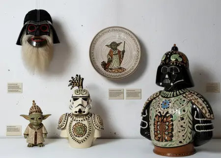 Romanian Horezu pottery SDXL