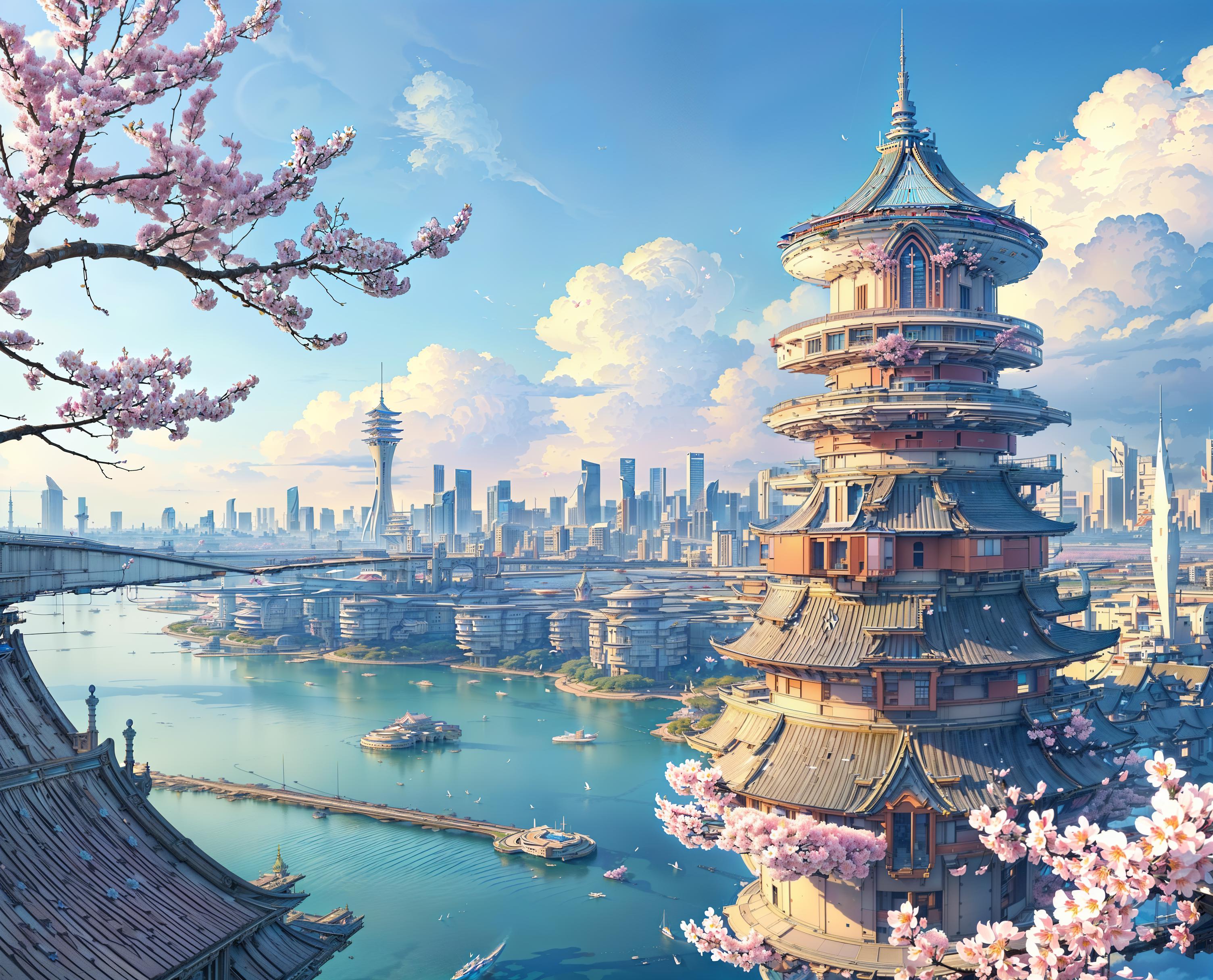 As_Floating buildings 浮空城 image by yunhyong