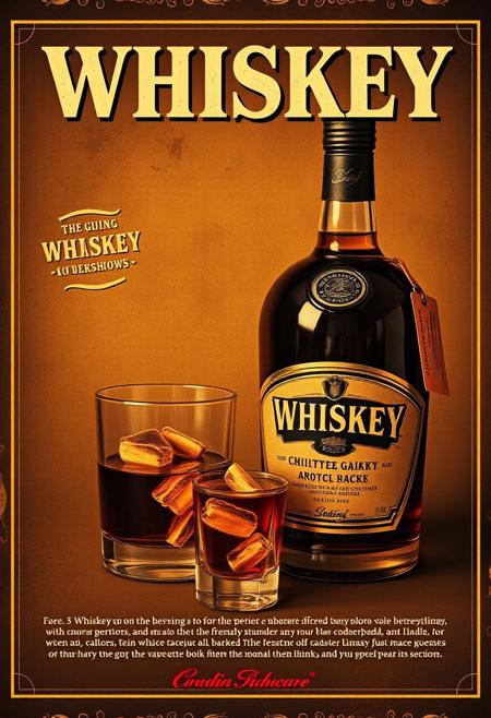 Whiskey vintage advert