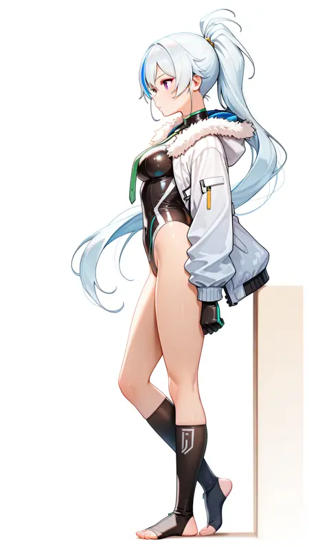 Soulworker / Epnel's default outfit 艾芙妮爾預設時裝 Leotard and Jacket