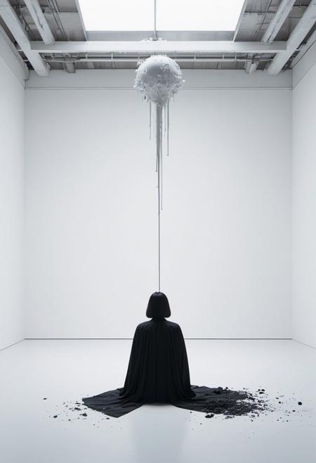 title: losing my mind, mind fading away, ((japanese minimalism)), Minimal, liminal space, time is melting, fading away, head exploding