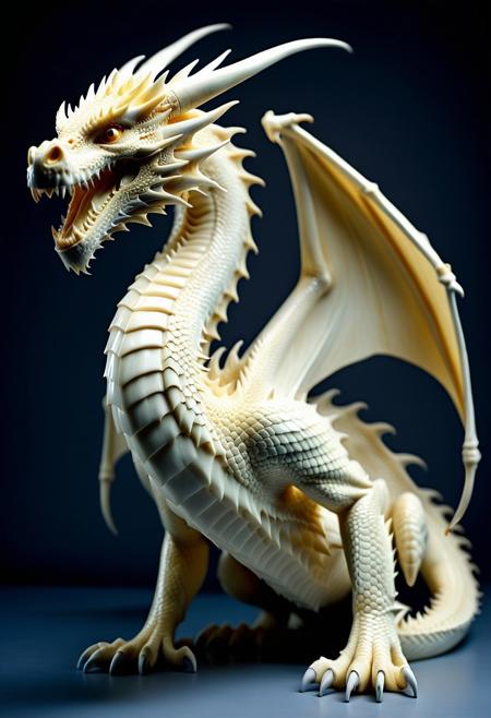 masterpiece, best quality, 
World Morph (bone), Realistic, 
dragon, fullbody