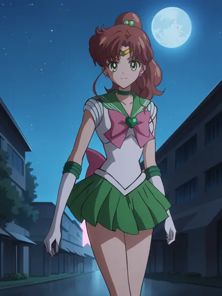Sailor Jupiter (Sailor Moon, reboot series art style) - RIP, Emi Shinohara