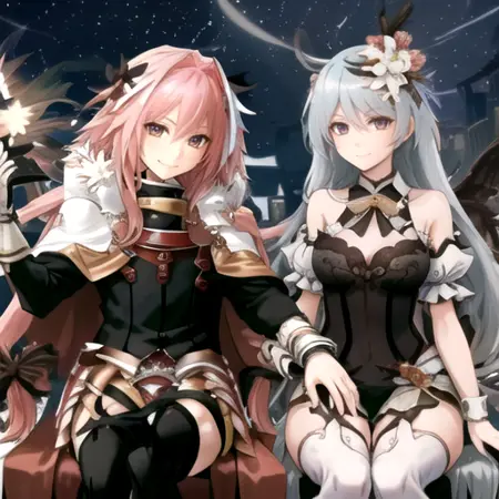 Astolfo x Herrscher of the Void (Fate x Honkai Impact 3rd)