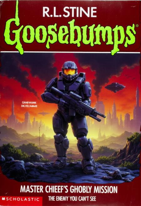 Goosebumps Book Cover Concept [FLUX] V1