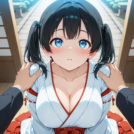 Civitai POV正面肩掴み / POV front hands on another"s shoulders,