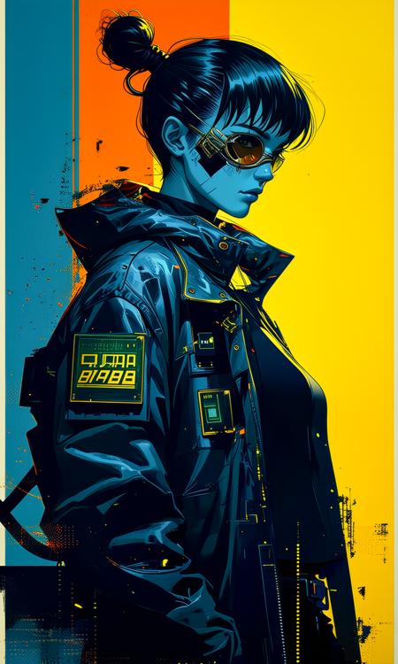 ORIGINAL PROMPT: 90s science fiction anime in the style of cowboy bebop, moebius, done as graphic novel art, using complementary color palette.A depiction of the anime character, Jet Black
PRODUCTION PROMPT: Original prompt was used. <lora:cg_concept_style:0.64> <lora:dr_diffusion_negative_detail_enhancer_pnte_2_0:-0.42>