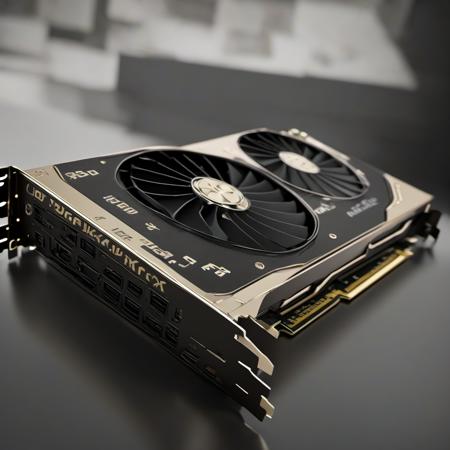 a realistic photo of a gpu 