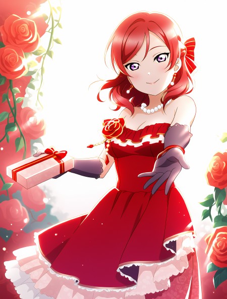 西木野真姫 フェス限定URのドレス(スクスタ)🌹👗⭐ / Red Dress (LLAS) of Maki Nishikino #Love Live! #μ's #Nishikino Maki #LLAS v1.0(Test)