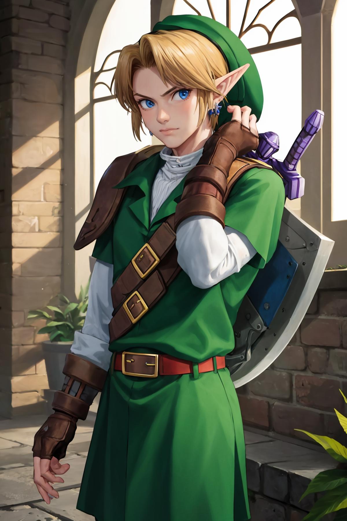 Link (The Legend of Zelda: Ocarina of Time) LoRA image by richyrich515