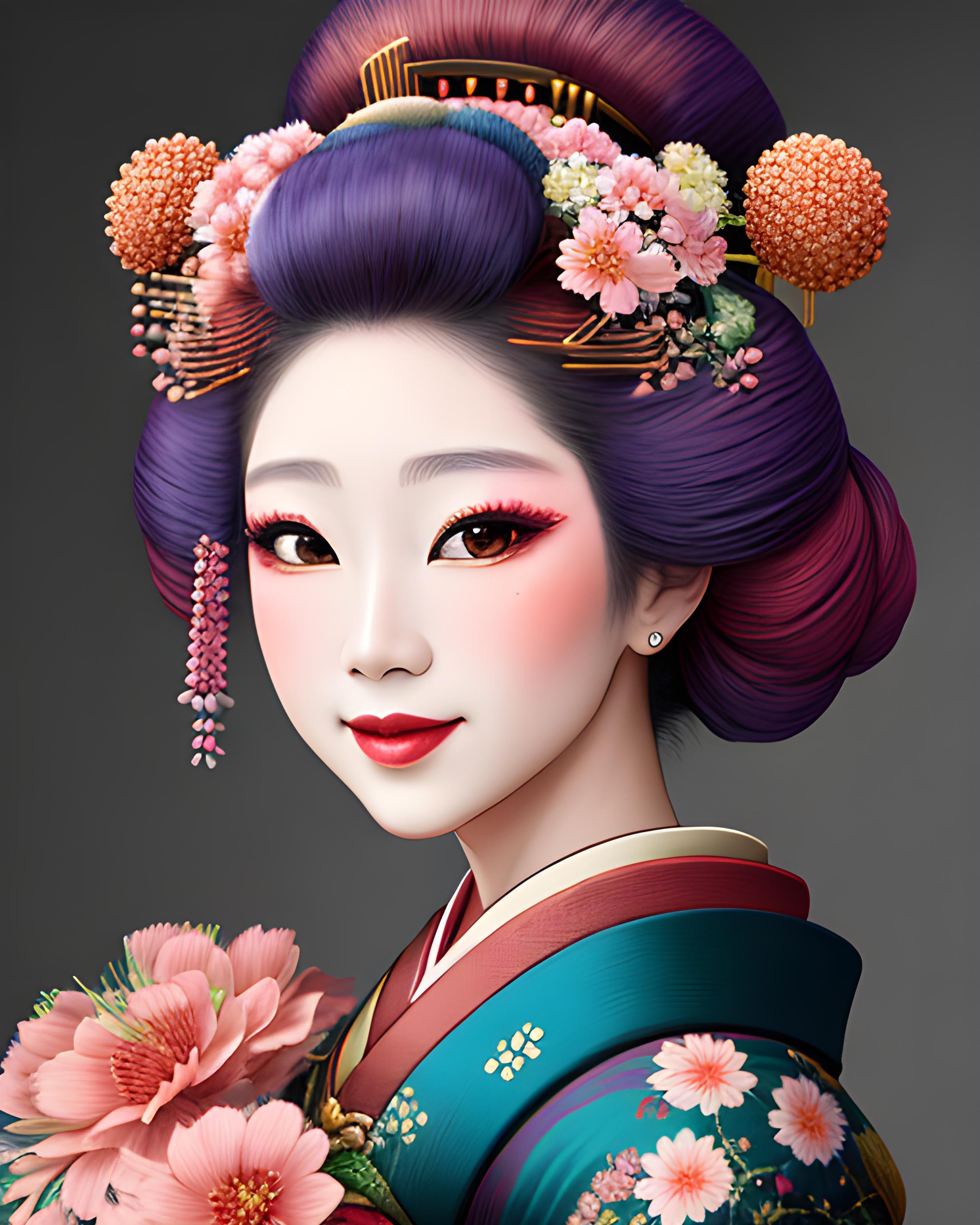 Oiran Traditional Fashion image by KimiKoro