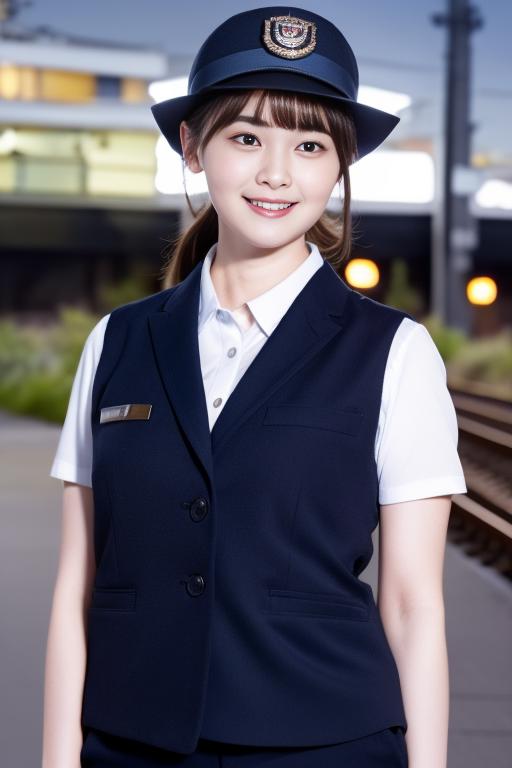 Japan Train Conductor Uniform image by meantweetanthony