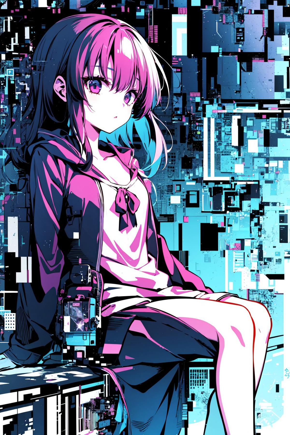 Glitch Anime Style image by GK0