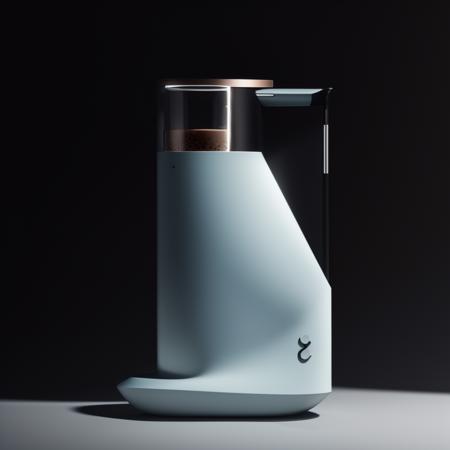 emauromin style, futuristic rounded coffee maker, finely detailed, purism, ue 5, a computer rendering, minimalism, octane render, 4k <lora:eddiemauroLora2:0.9>