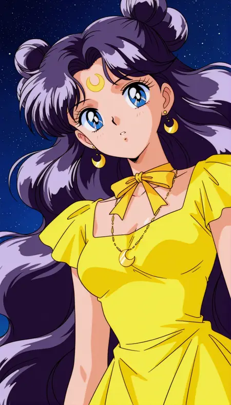 【Illustrious / 1.5】露娜_Luna_美少女战士S剧场版:竹姬的恋人_美少女戦士セーラームーンS かぐや姫の恋人 _Sailor Moon