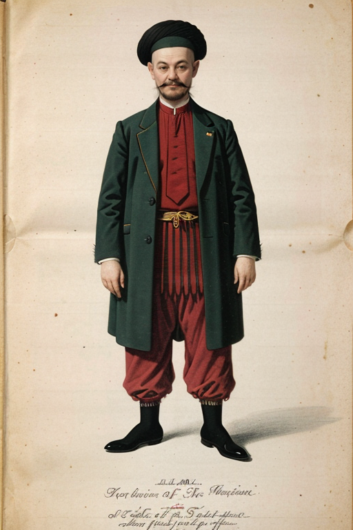 Ottoman Empire fashion, circa 1820 image by j1551