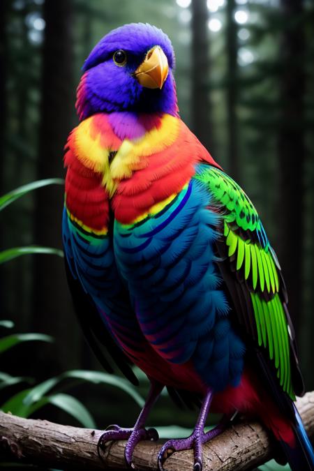 (((colorful bird sitting on a branch, dark mysterious forest, dramatic lighting, dark photo, night))),, best quality, ultra high res, (photorealistic:1.4),, high resolution, detailed, raw photo, sharp re, by lee jeffries nikon d850 film stock photograph 4 kodak portra 400 camera f1.6 lens rich colors hyper realistic lifelike texture dramatic lighting unrealengine trending on artstation cinestill 800,, photorealistic, photo, masterpiece, realistic, realism, photorealism, high contrast, photorealistic digital art trending on Artstation 8k HD high definition detailed realistic, detailed, skin texture, hyper detailed, realistic skin texture, armature