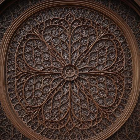 Rose window pattern