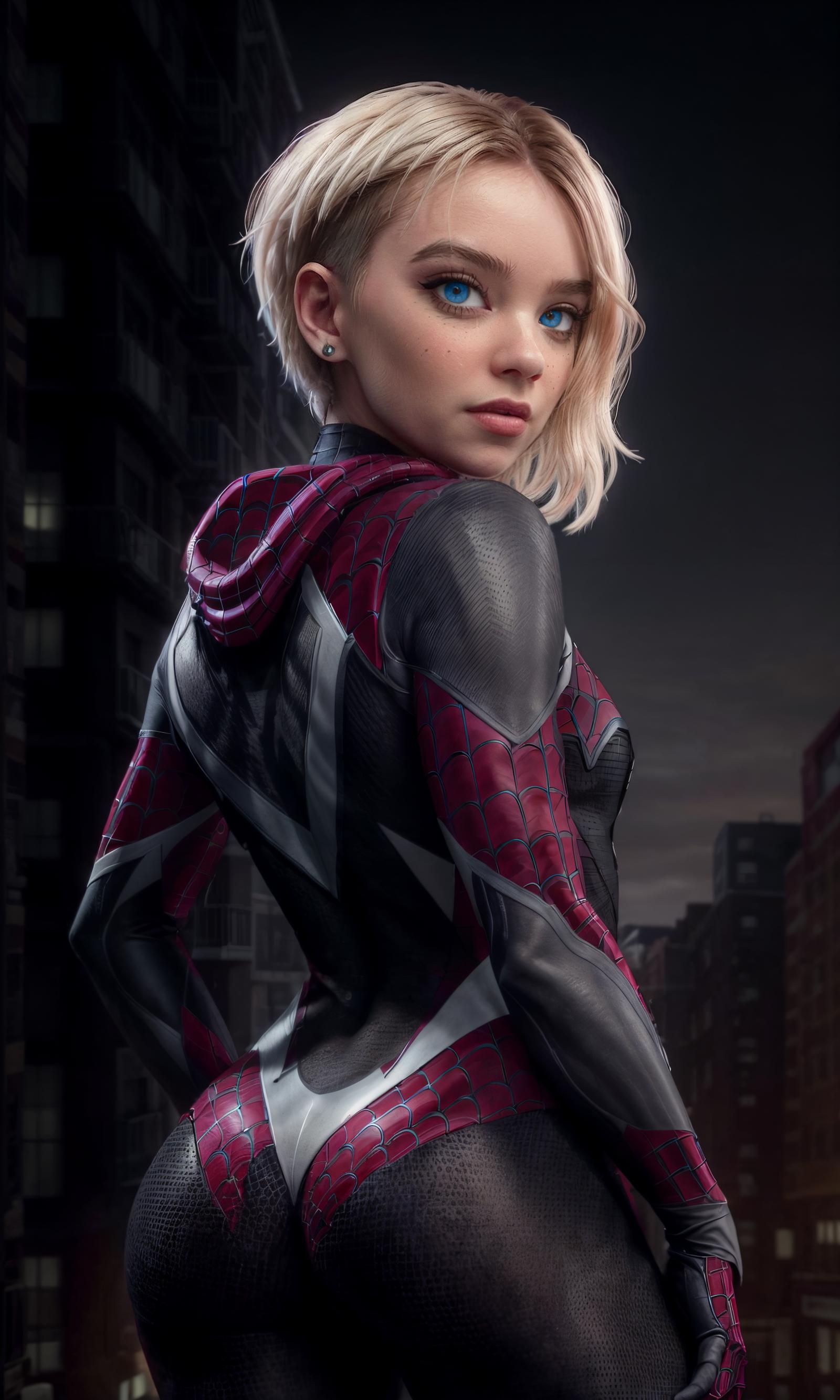 Gwen Stacy (sidecut / Spiderverse hairstyle) image by ech0wav3