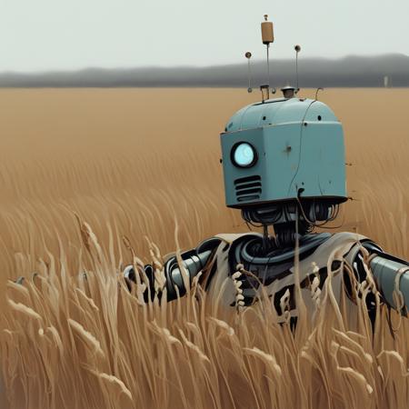 Simon Stålenhag style Simon Stålenhag pony-CC