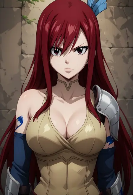 ERZA SCARLET - SEXY OUTFIT + NUDE