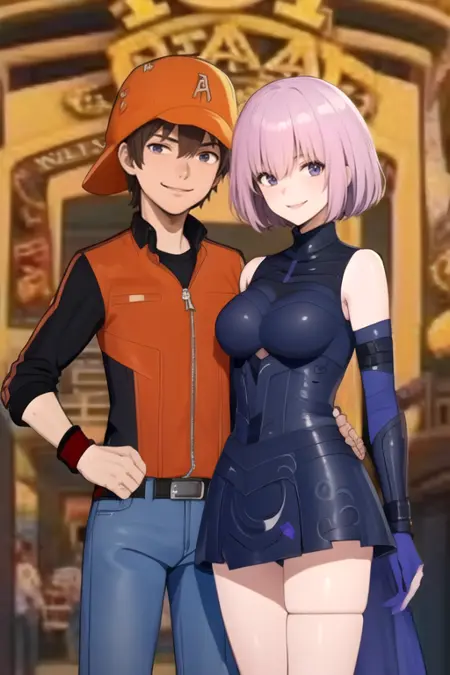 Boboiboy x Mash Kyrielight (Boboiboy Galaxy x Fate/Grand Order)