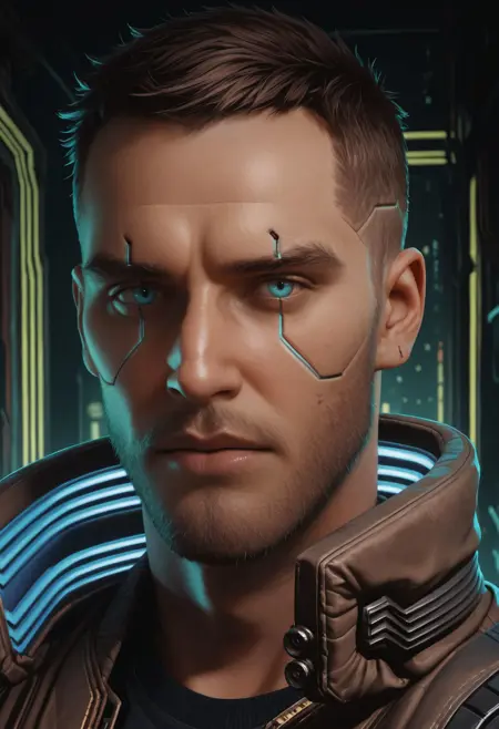 Male V from Cyberpunk 2077 [IllustriousXL]