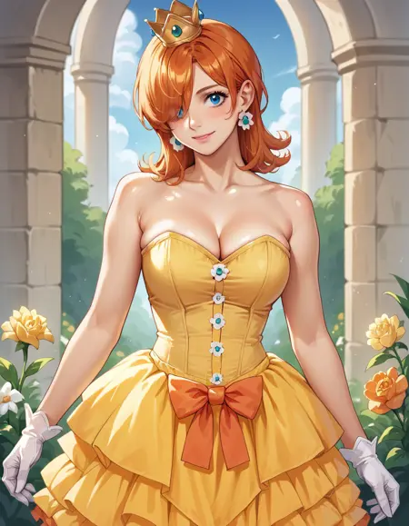 Princess Daisy (Super Mario) | Corset Dress PONY XL