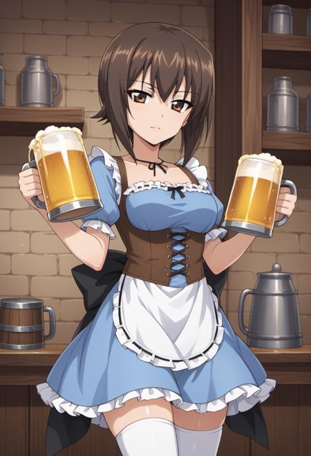 Nishizumi Maho | Girls und Panzer | ガールズ&パンツァ v1.0