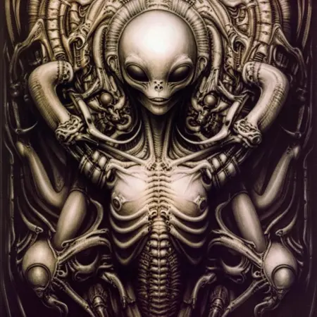 H.R. Giger style