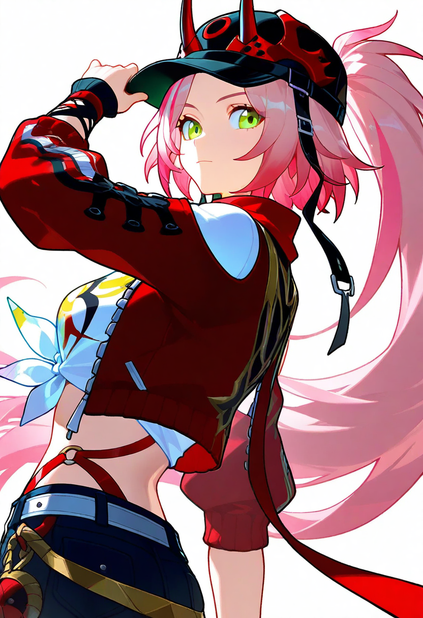 00772-560297230-_lora_nyalia_0.3_,_lora_Star_Rail_251013_1_,white background,solo,baseball cap, black hat, character_ rappa _(honkai_ star rail_.png