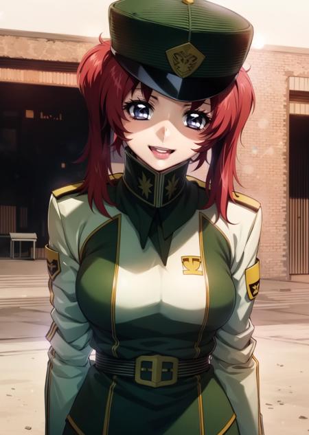 meilin,twintails,uniform