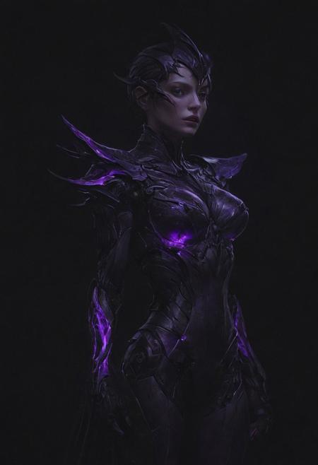 an extremely delicate and beautiful, extremely detailed ,CG,unity,8k wallpaper, Amazing, finely detail, masterpiece, best quality,official art,extremely detailed , incredibly absurdres, huge filesize , ultra-detailed, highres, extremely detailed, beautiful on a beautiful star-filled night, a insane crazy purple iris is cutting through the darkness with a sword of light! neon_style  Light