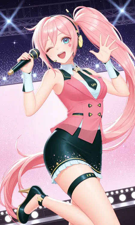 [Illustrious] UNI - vocaloid (3 outfits)