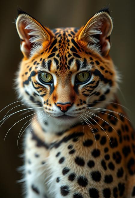 (((detailed, beautiful, high quality))), female cat humanoid, leopard fur