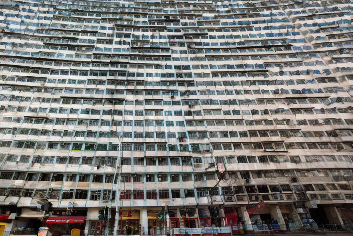 モンスターマンション（益昌大廈）（香港　鰂魚涌）/Monster Building (Yick Cheong Building) in Hong Kong Quarry Bay image by yukanosimi