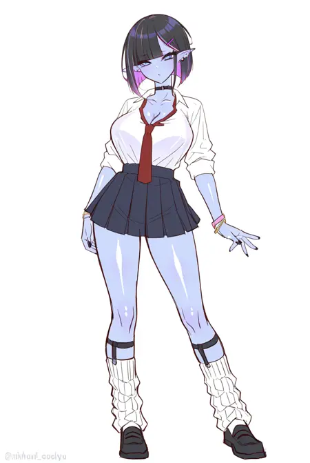 Blue Gyaru-san - Mimizu