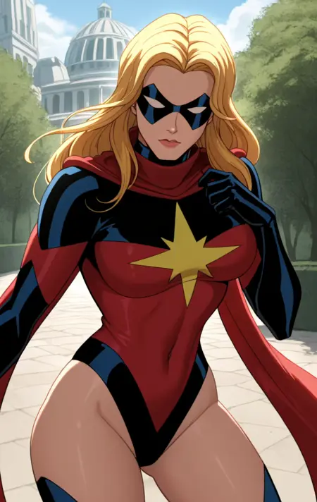 Ms Marvel Carol Danvers from Avengers: Earth's Mightiest Hereos