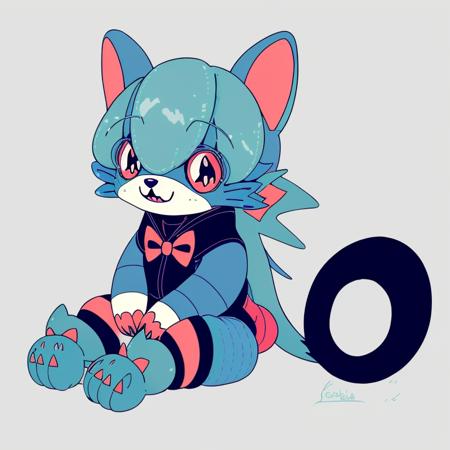kaneko, cute monster cat,  <lora:BeCute:0.75>, illustration,  high quality, high resolution, BeCute