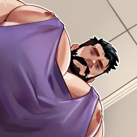 yur oc like this / pec pov (meme) [LoRA]