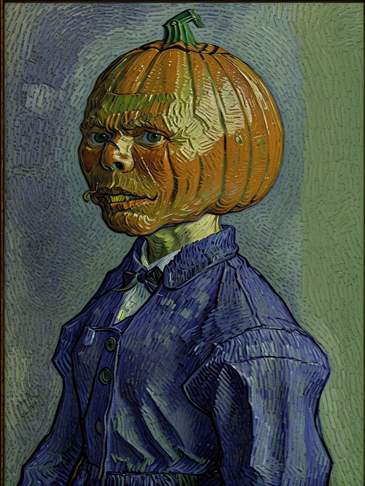 SD1.5 Pumpkin Head LoRA image by norod78