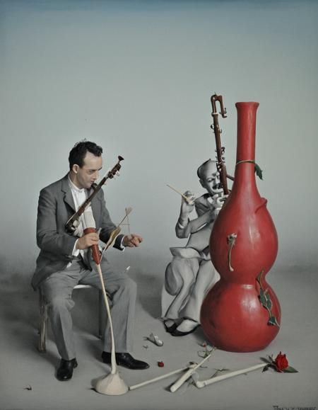 Yves Tanguy Surrealist style V1