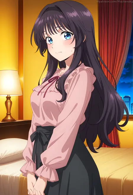 Waguri Kaoruko | The Fragrant Flower Blooms with Dignity | Illustrious XL